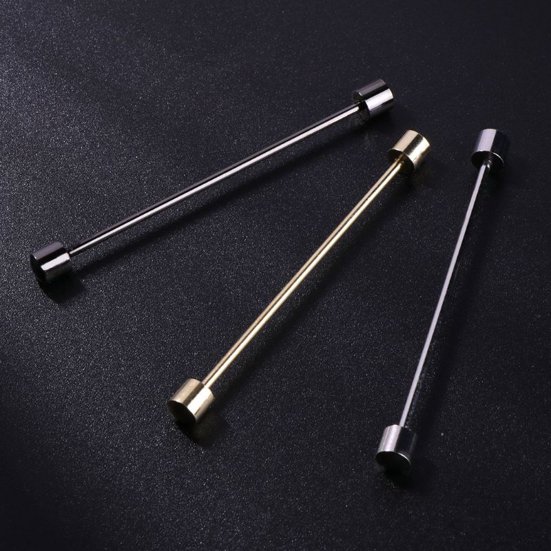 Mannen Shirt Pins Tie Clip Kraag Sluiting Business Skinny Bruiloft Broche Bar Mode