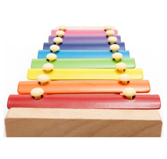 Houten Muziek Instrument Speelgoed Baby Baby Spelen Kloppen Piano Muzikaal Speelgoed Vroege Educatief Speelgoed YH1080