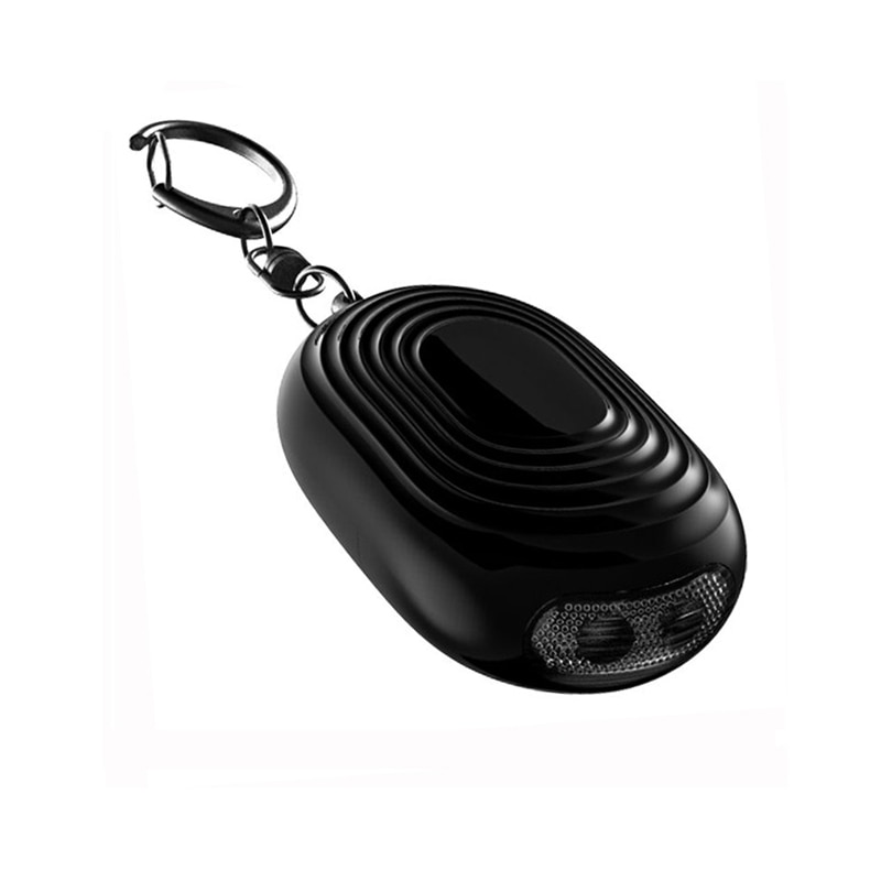 ETE mini SOS alarm with flashlight 130dB emergency help alarm LED torch light panic button for elderly