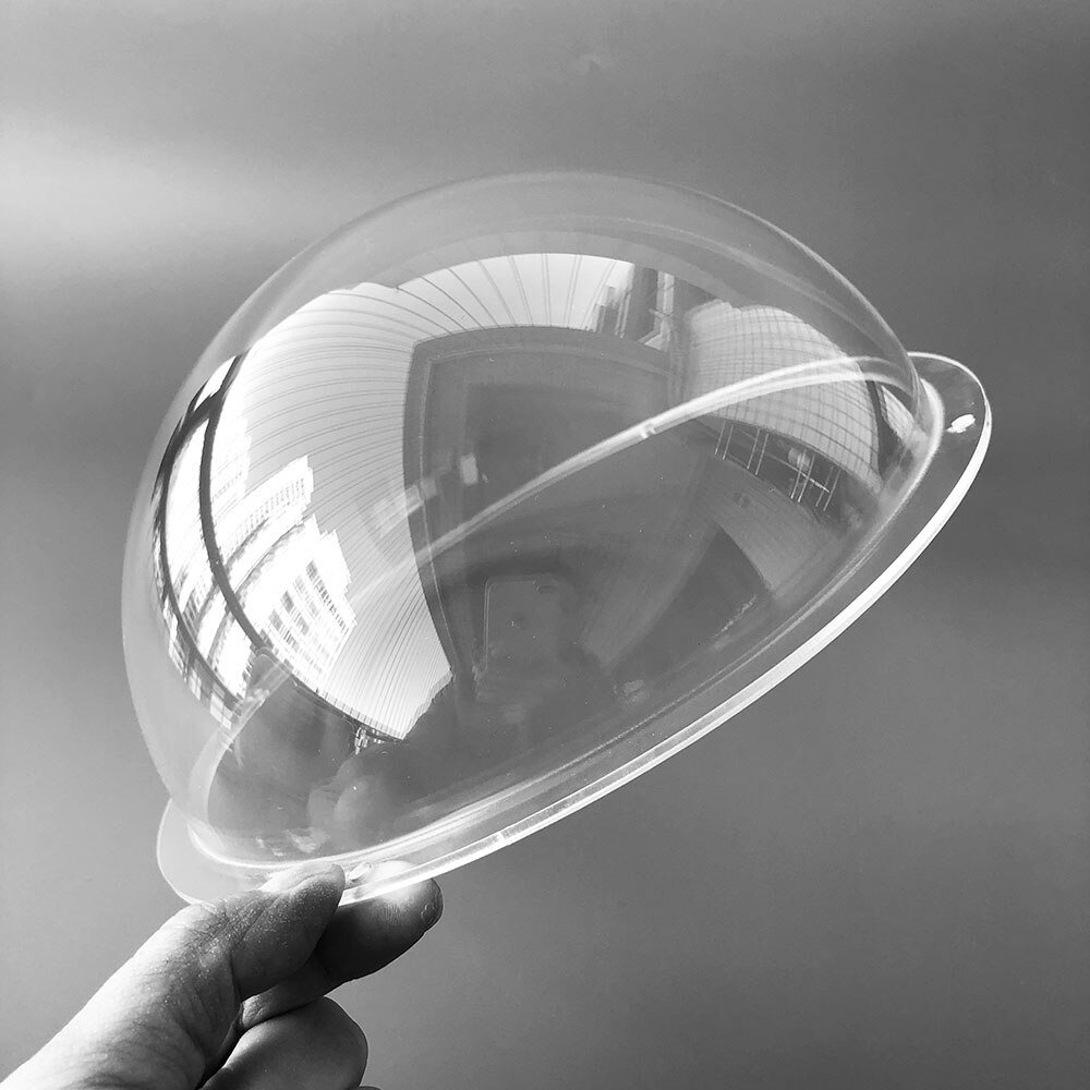 220x100mm Acrylic Plastic Dome PTZ IP Camera Vandal-Proof CCTV Camera Housing Cover Lens Protect Hemisphere Shell Antidust Case