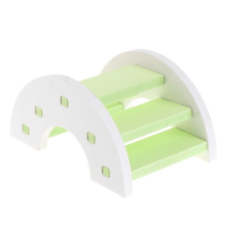 Non-toxic Pet Hamster Wooden House Small Mouse Nest Houses With Staircase Small Animal Living Home Pets Nest