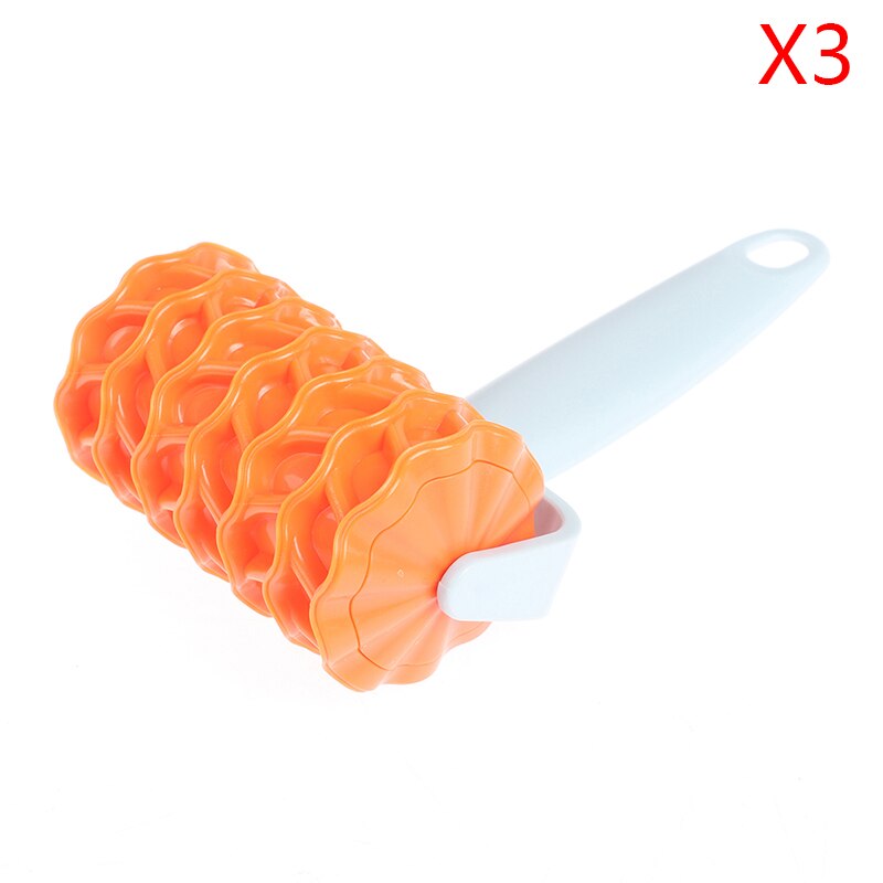 Pastry Cutters Roller Twist Wave Rolling Baking Tools Croissants Rolling Cutter Fondant Ribbon Embosser Pie Cookie Spatulas Mold: 3