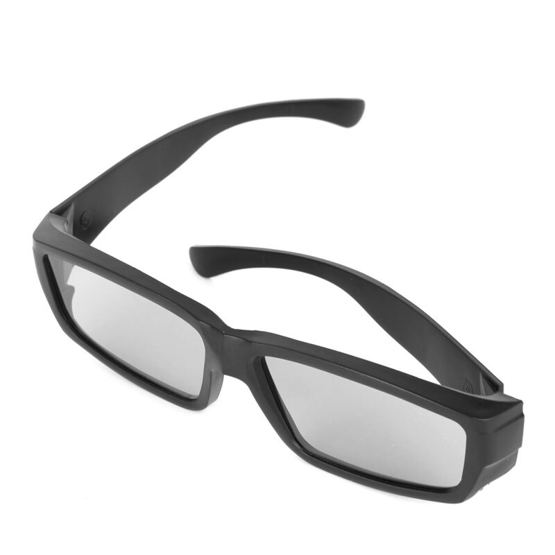 Cirkulær polariseret passiv 3d stereobriller sort  h4 til tv ægte  d 3d biografer