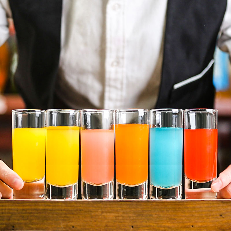Sett  av 4 hødu shotglass minikrus 70ml