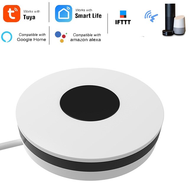 NEO Coolcam Universal Remote WiFi IR Control Hub Smart Home Voice Control For Alexa Google Home One for All Infrare WiFi Remote: White