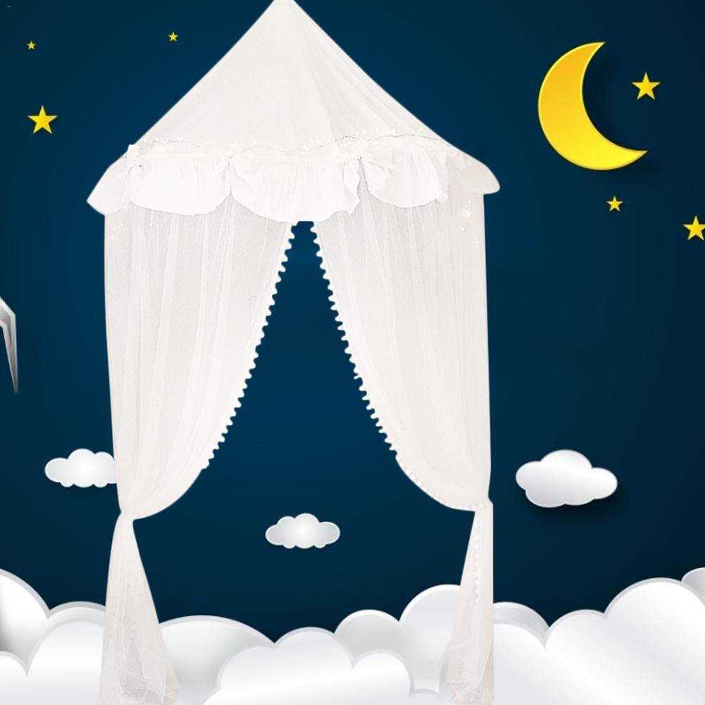 Bed Luifel kinderen Plafond Half Moon Slaapkamer Bed Gaas Meisje Hart Kamer Decoreren Wieg Dome Kasteel Fairy Netto