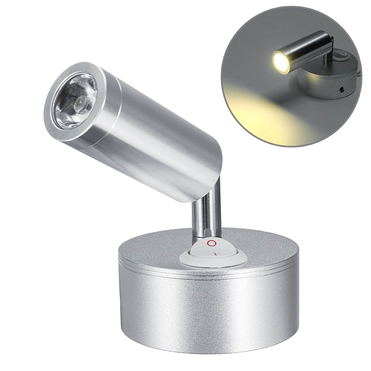 12 V RV LED Spot Licht Interieur Leeslampjes Voor Caravan Vrachtwagen Boot Wandlamp voor Slaapkamer Badkamer