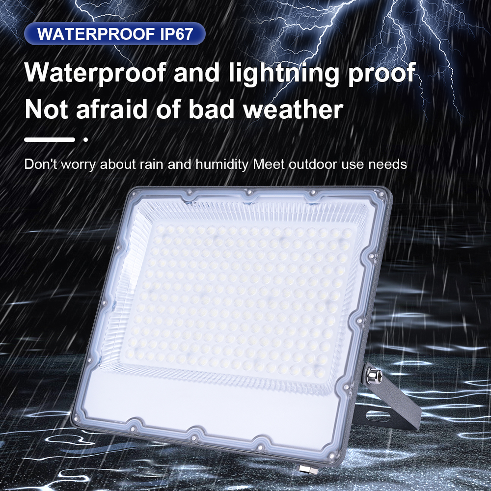 Reflector LED impermeable para jardín, foco de pared para puerta de calle, CA 220V, 100W, 200W, 300W, 10W, 20W, 30W, 50W, 100W, IP66