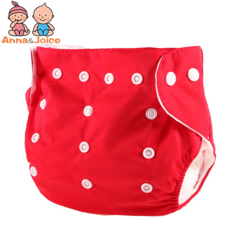 30pc Baby Diapers Washable Reusable Nappies Adjustable Winter Summer Version Diapers /Cotton Training Pant: red / for winter