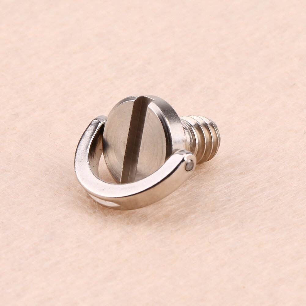 Caméra trépied tête rapide plaque de dégagement vis 1/4 d-ring trépied vis tirer anneau adaptateur pour caméra trépied monopode