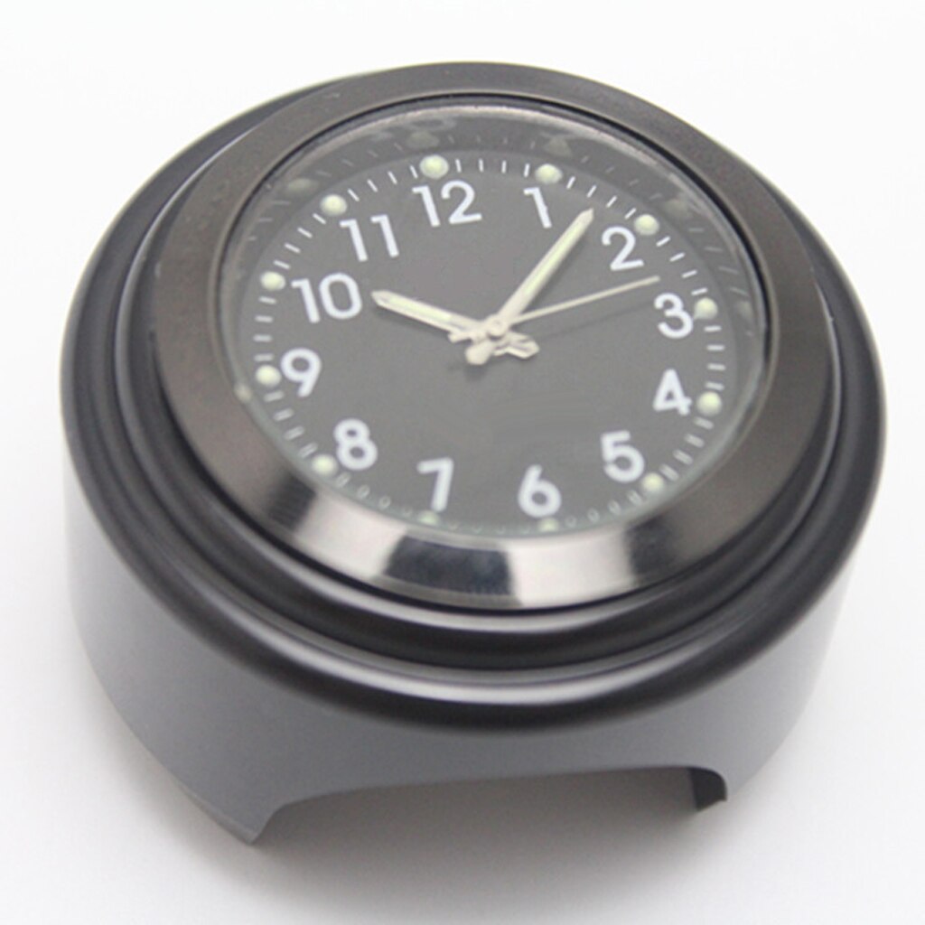 Montre à cadran étanche pour moto | Guidon de moto, 7/8 "1", montage sur une horloge à cadran