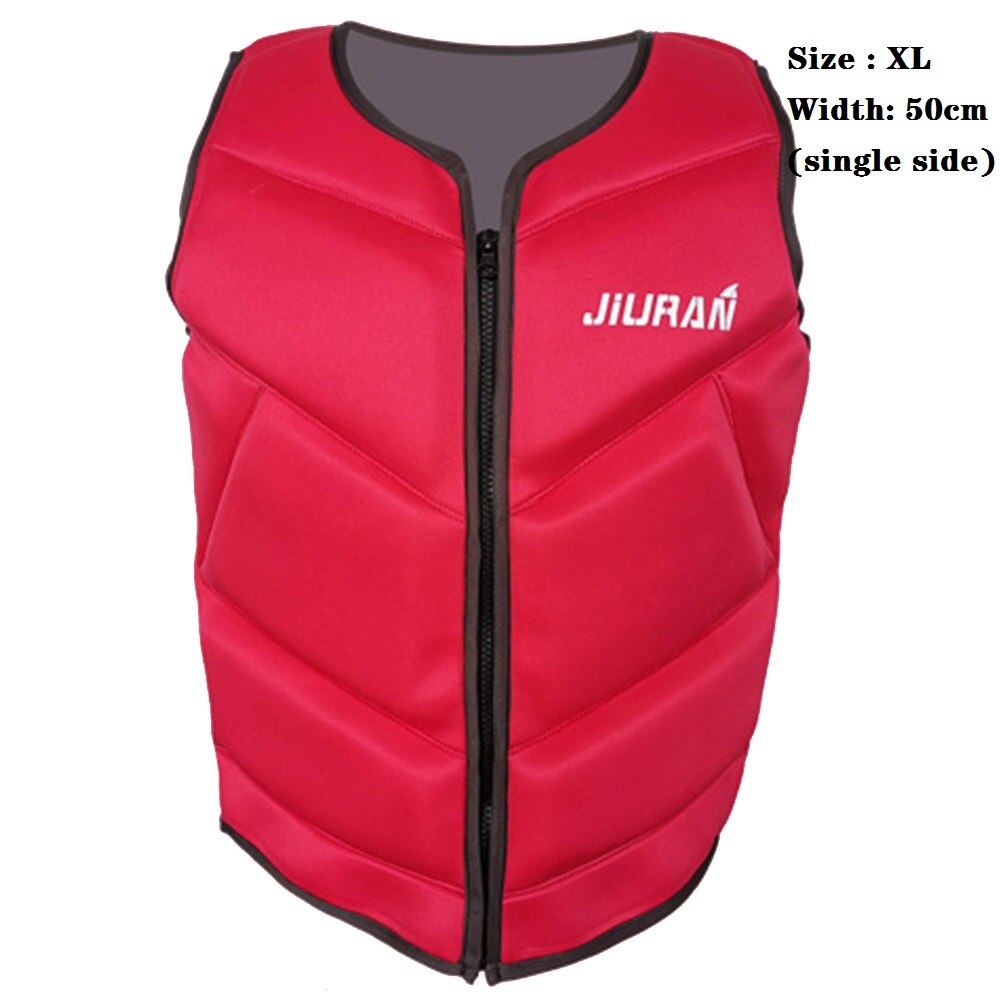 Floating Jacket Fishing Vest Adult Neoprene Durable Sailing Kayak Swimming Sea Fishing Life Jacket Convenient Detachable: XL  style 1