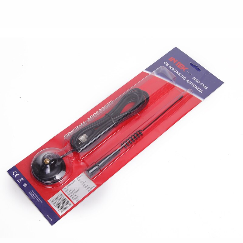 Mag-1345 26 Mhz 27 Mhz Cb Radio Antenne Met 4 Meter Kabel Magnetische Basis Voor Albrecht AE-6110 AC-001 qyt Cb-27 Citizen Band Radio