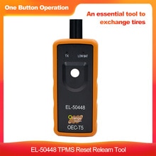Dæktryksensor el -50448 tpms reset genindlæringsværktøj auto dæktryk monitor sensor til gm køretøj