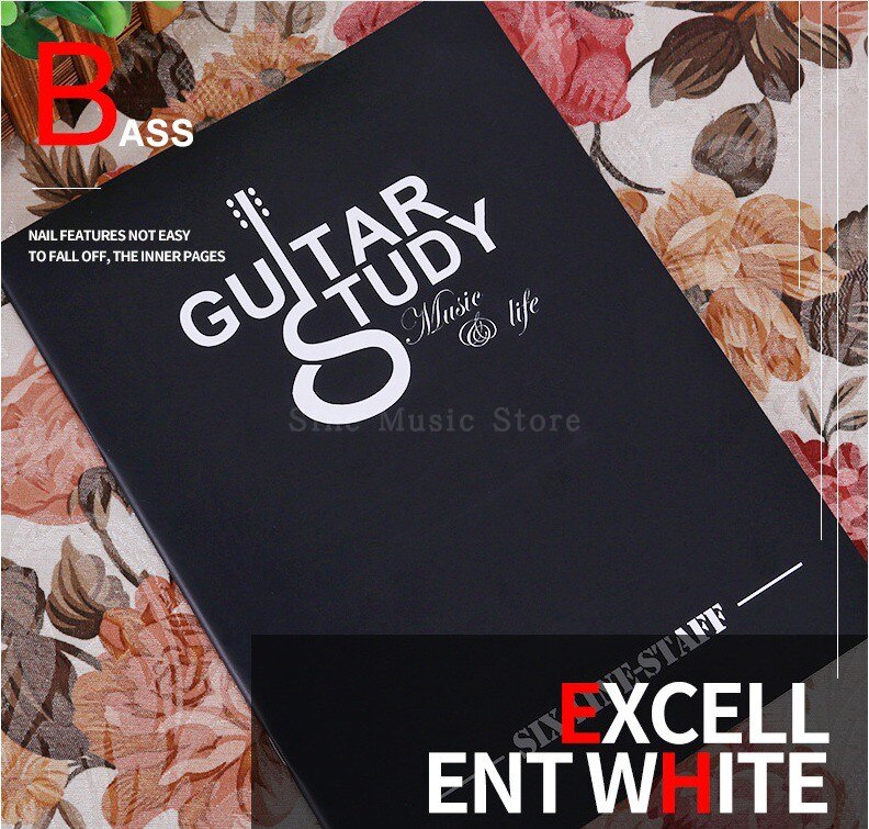 24 Sheets 1Pcs Music Practice Notebook Piano Violin Musical Notes Music Book Universal Six-line Spectrum of the Music sheet