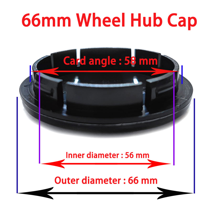 4 Stück 55 mm 56 mm 60 mm 63 mm 65 mm 68 mm 70 mm 76 mm Auto-Radnaben-Mittelkappen für Golf 4 5 6 7 Polo Passat Touran Autozubehör