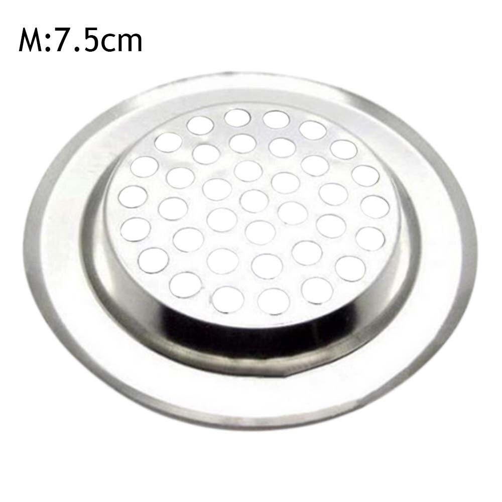 Mesh Sink Strainer Drain Sink Filter Plastic Silicone kitchen Food Rice Sink Stopper bathtub Hair Colander Strainer: 7.5cm