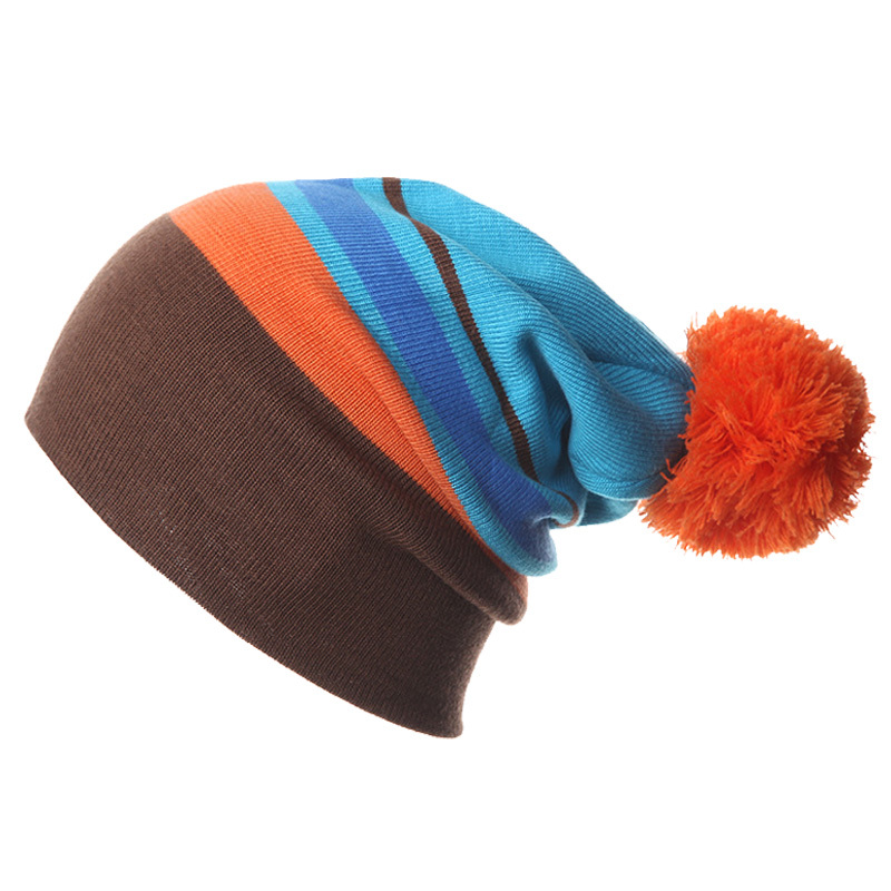 Efterår vinter hat farve strikkede beanies vandre skøjteløb hatte til mænd kvinder caps afslappet udendørs sport motorhjelm skibeanie caps: B