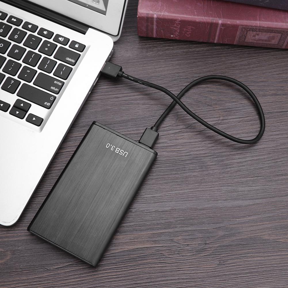 USB 3.0 Hard Disk Case External Enclosure Box for 2.5 inch HDD SSD (Black) Hard Drive Enclosure for SSD Disk HDD Box