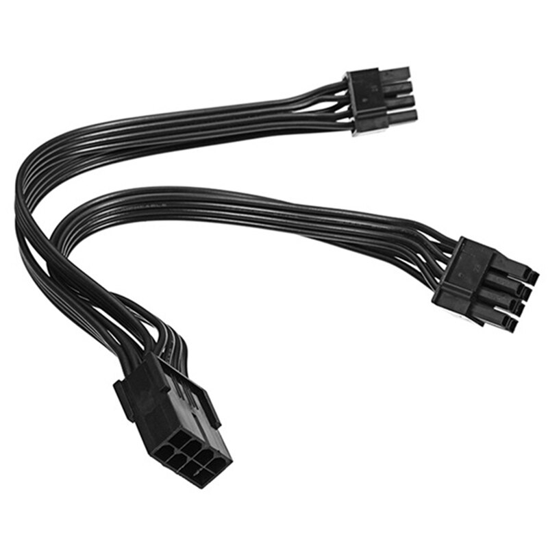 6 stück 8p- pin-buchse auf 6+2- pin-stecker grafikkarte, ein netzkabel in zwei , 20cm netzkabel-adapterkabel