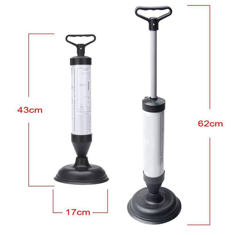 Powerful Manual Drain Buster Strong Plunger Toilet Sewer Dredge Device Inflator Toilet Plungers Vacuum Toilet Dredger