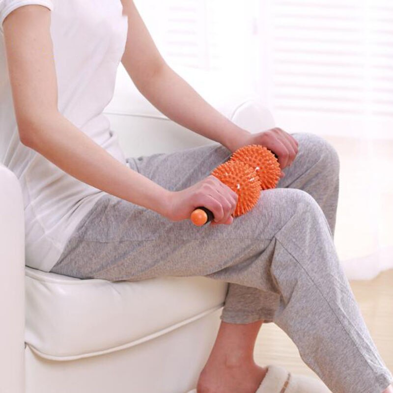 Salg massage rulle fitness massage stick meridian sundhedspleje ryg massager afslapnings massage instrument