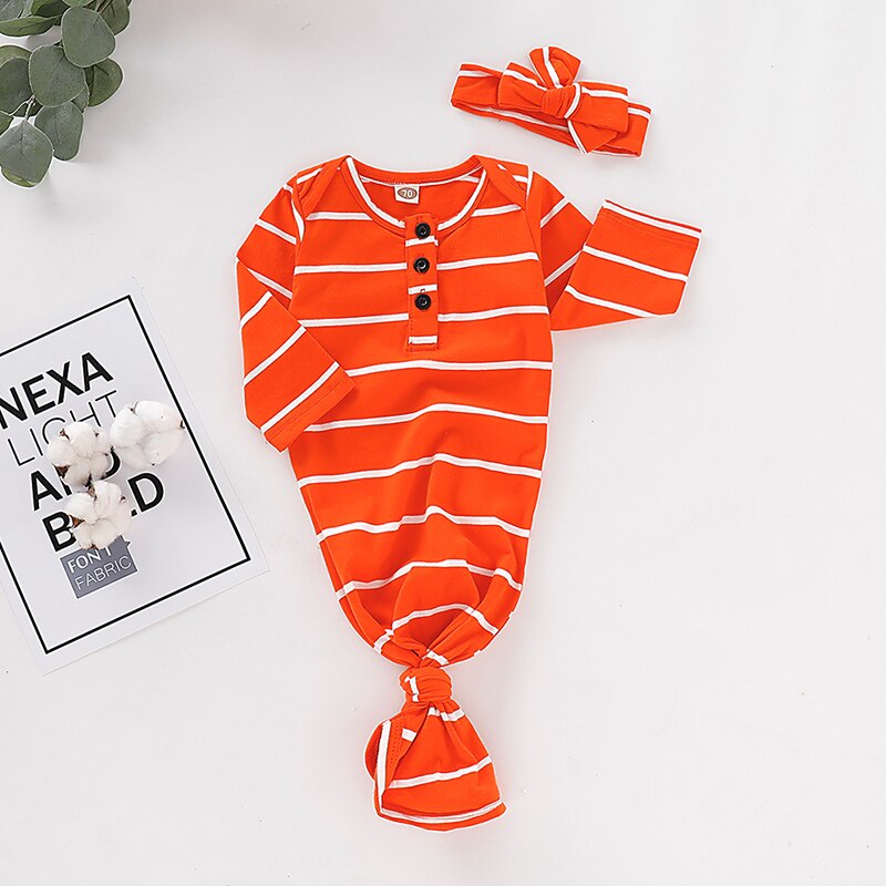 Pasgeboren Baby Leuke Katoenen Lange Mouw Bloemenprint Unisex Bebe Jongen Meisjes Bodysuit met Hoofddeksels baby Slaapzak D20