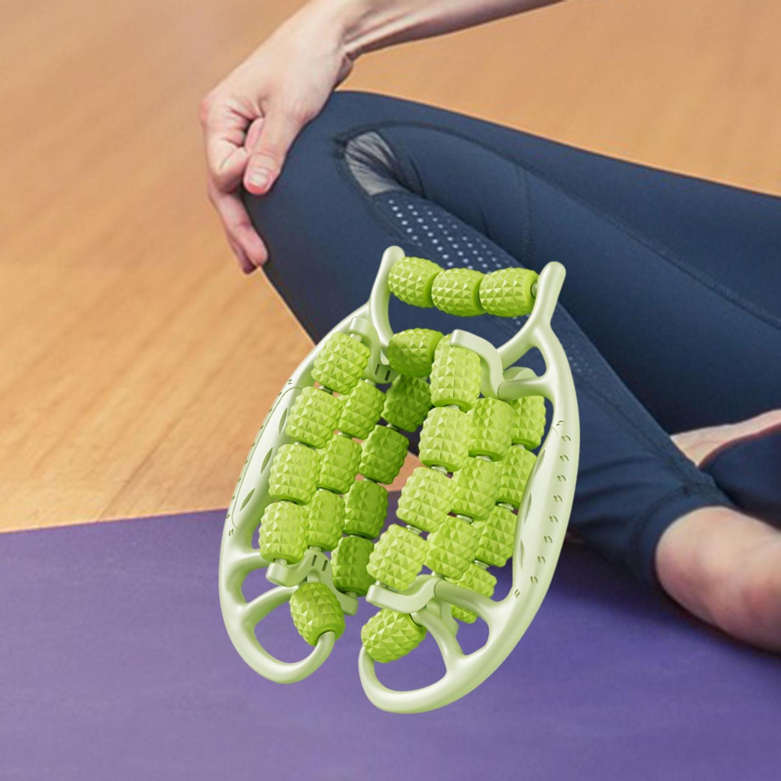 Leg Massager Roller 29 Point Roller Body Relax Handheld Leg Clamp Massage Tool for Bodybuilding Indoor Physical Woman and Man