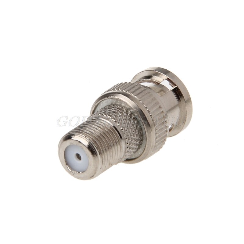 10Pcs/Set BNC Male Plug To F Female Jack Coax Connector Adapter For CCTV Camera