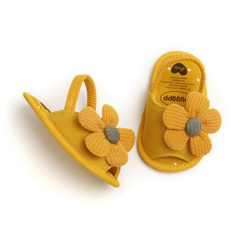 Zomer Baby Jongens Meisjes Sandalen Leuke Bloem Ademend Anti-Slip Schoen Peuter Zachte Zolen Babyschoenen Casual Schoenen 12: Y / 13-18 months