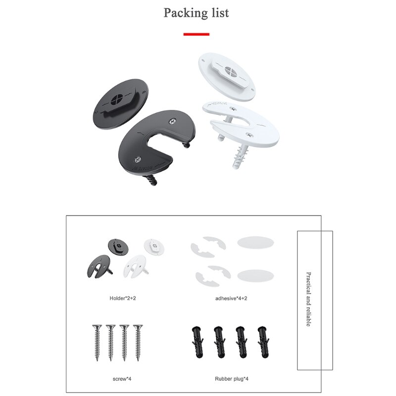 Router Wall Mount Supports Set-top Box/tv Box/hard Disk/mobile Power/tablet Storage for Women Men