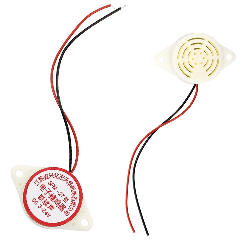 2 * hyt-3015 b dc 3 - 24 v 80 decibel som intermitente buzzer piezo