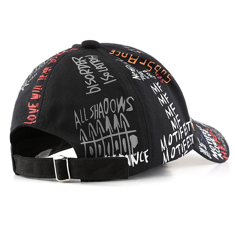 SLECKTON 100% Cotone Hip Hop del Berretto Da Baseball per Gli Uomini e Le Donne Casual Graffiti Snapback Cappello Unisex Cappelli di Moda Ha Raggiunto Il Picco Caps estate