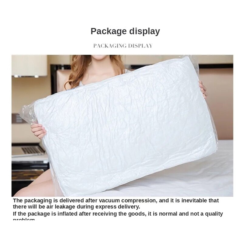 Kussen Kern Wasbaar Hoge Hypoallergeen Feather Gezonde Slaap Stand Voor Slaapkamer Thuis Textiel Comfortabele Rebound