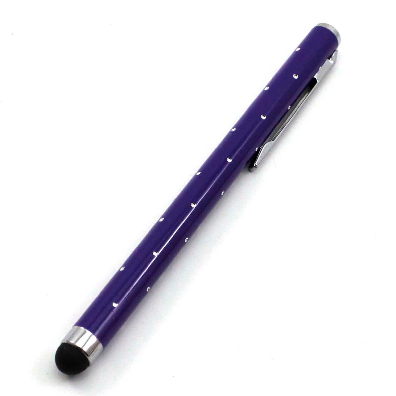 2 pièces Chic étoiles brillantes stylet tactile 9 couleurs capacitif écran tactile stylo pour HTC téléphones intelligents pour d'autres téléphones Android