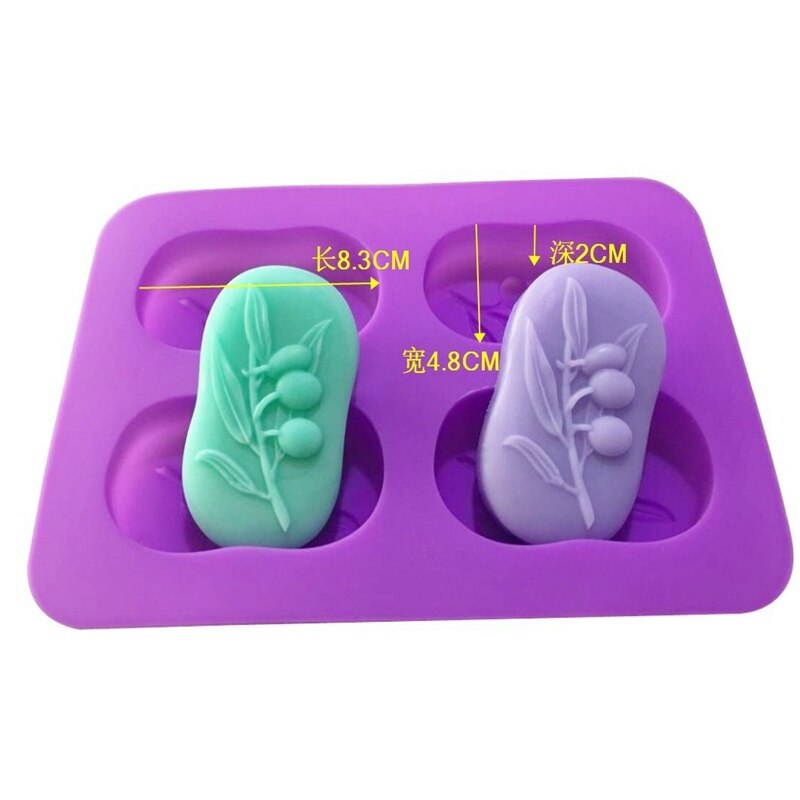 Tree Shape Soap Mold Form Handmade Soap Making Molds Silicone Soap Mould Form Sugarcraft Cake Chocolate Decorating Tools