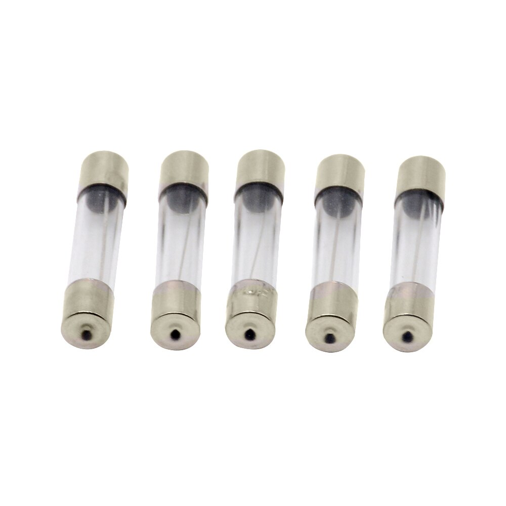 10 stk/parti en sælger 6*30mm hurtigblæste glasrør sikringer 6 x 30 mm 250v 0.5 1 2 3 4 5 6 8 10 15 20 25 30 a amp sikring