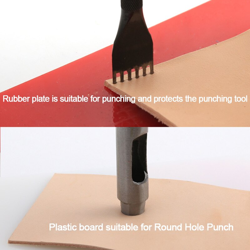Leathercraft Punching Pad Rubber Plastic Board Cutting Hole Punch Stamping Tool Table Mute Protector Mat