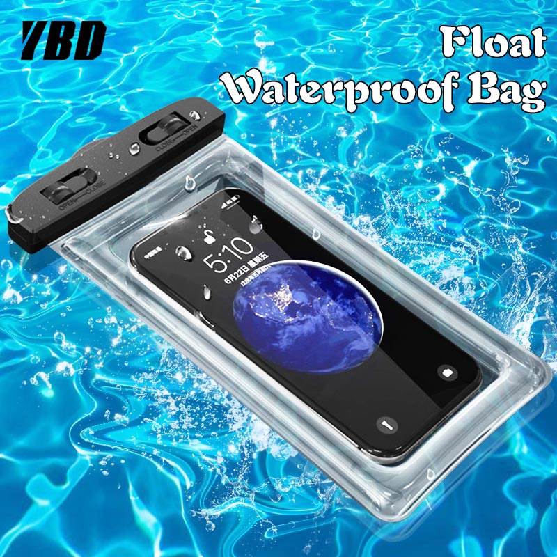 YBD 6.5 inch Below Waterproof Case for iPhone 11 Huawei Xiaomi Redmi 9 TPU Waterproof Case for Samsung Galaxy A21s A11