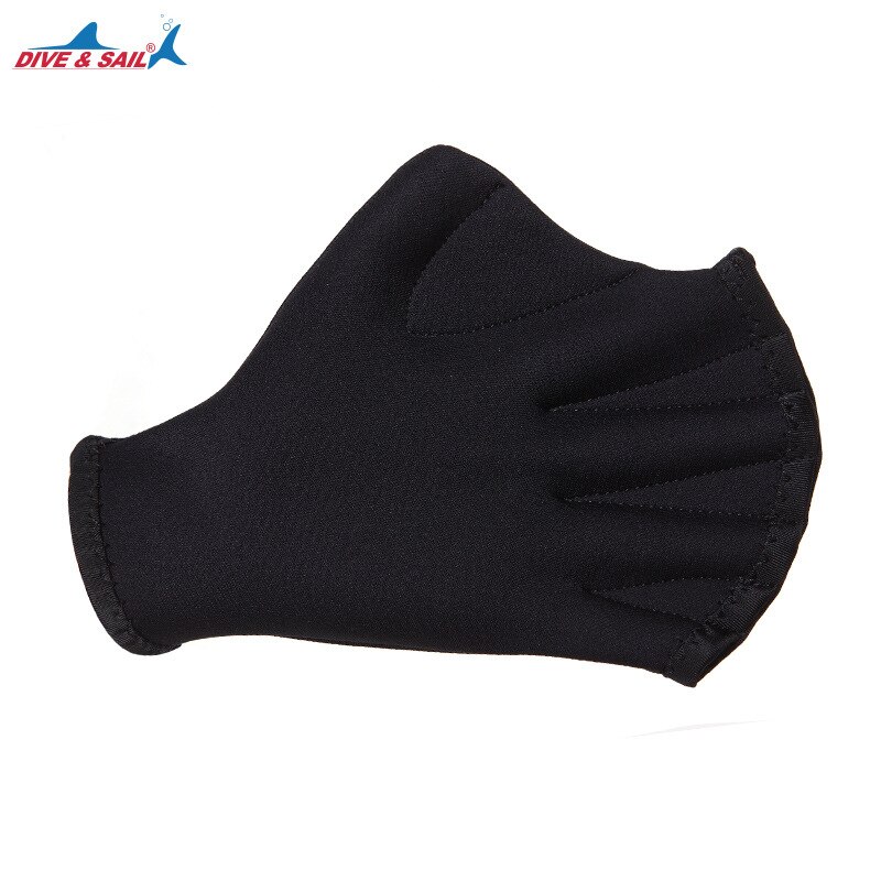 2MM Adult Neoprene Diving Webbed Gloves Swim Equipment Surfing Swimming Training Fingerless Paddle Gloves for Water Sports H