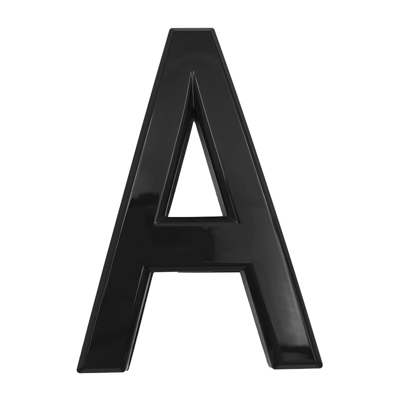 10cm 3D Style Self Adhesive House Numbers and Letters Door Address Number Stickers for Apartments Mailbox Office Hotel Room