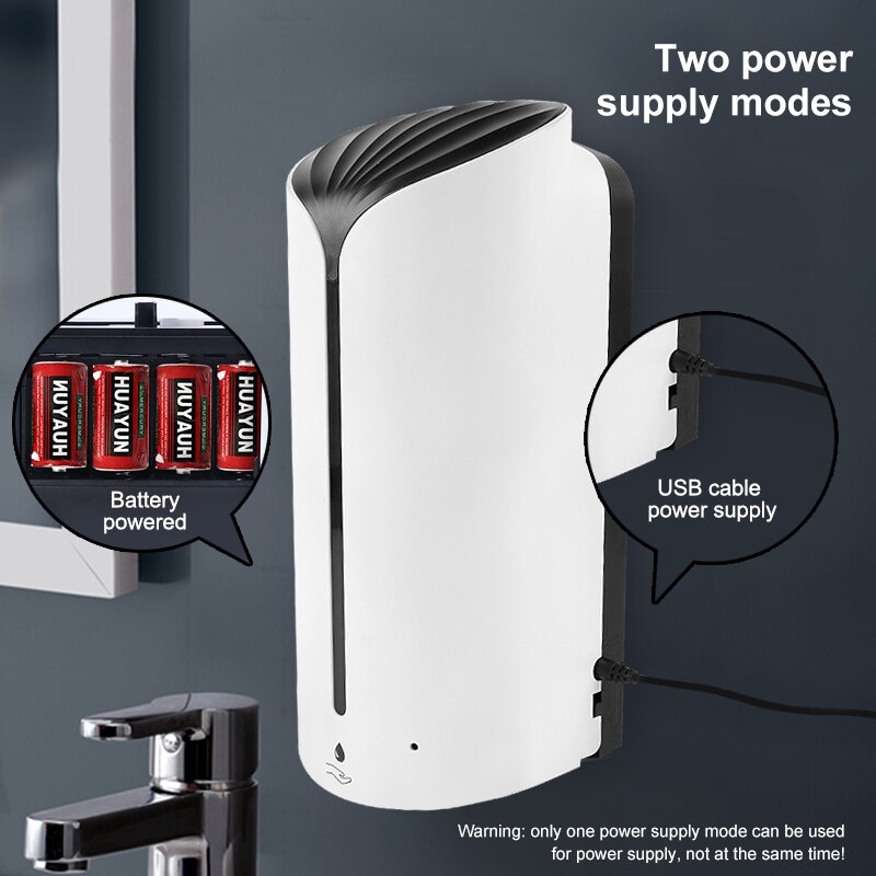 1200ML automatyczny dozownik mydła czujnik ręczny bezdotykowa maszyna robić dezynfekcji naścienny styl kroplówki akcesoria robić domu