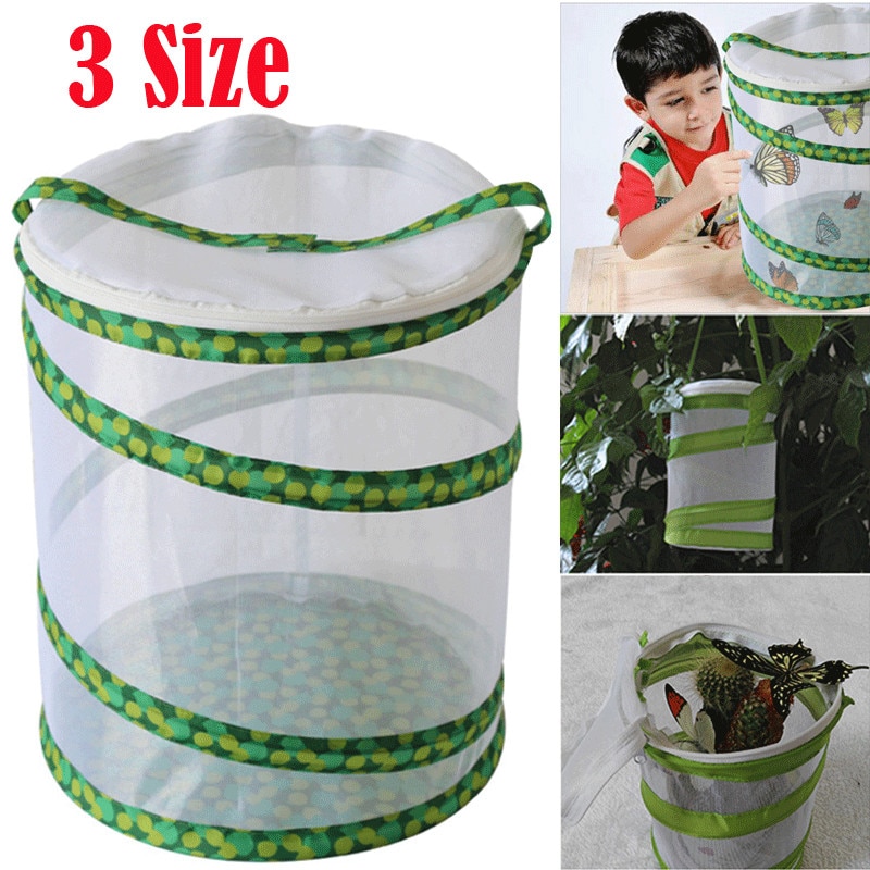 Praying Mantis Stick Insect Cage Butterfly Breed Feeding Housing Enclosure
