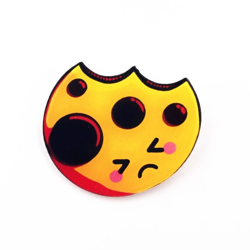 1Pcs Harajuku Tempura Voedsel Icoon Broche Kleurrijke Badge Acryl Cola Icoon Pin Voor Decoratie Op Rugzak Kleding Sjaal Partij: Koper