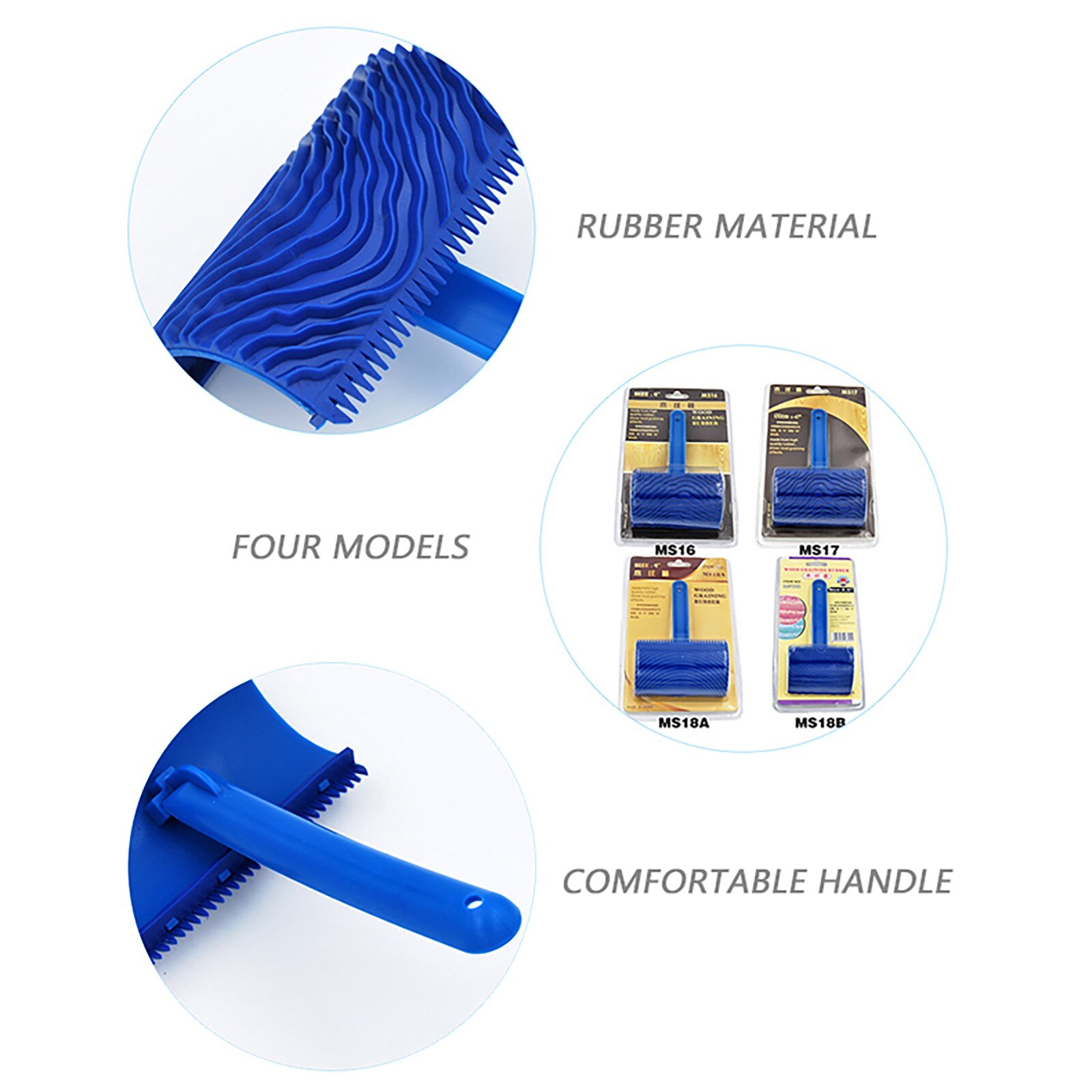 40# Wood Grain Texture Pattern Diy Texture Painting Tool Wood Grain Painting Tool Multifunctional woodworking Tools Инструменты