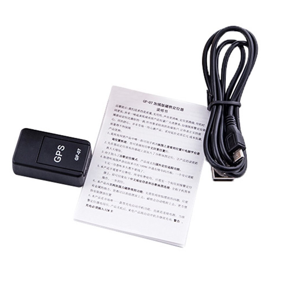 Mini Gps magnético Gf07 Gsm Gprs para coche, dispositivo de seguimiento en tiempo Real, localizador, soporta Mini tarjeta Tf: with 16g card