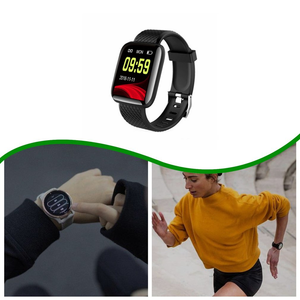 K4 IP67 Waterproof 1.3 Inch Full Touch Screen Heart Rate Blood Smart Sports Watch