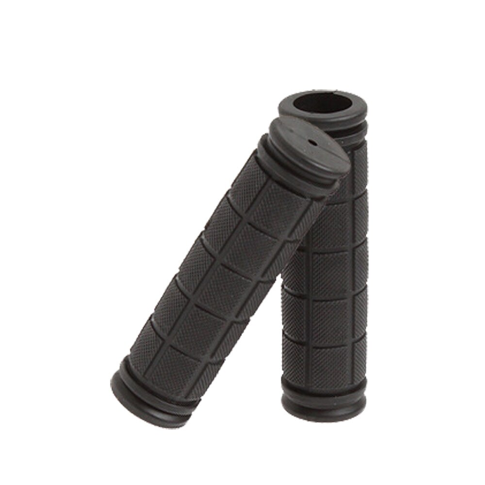 25# Rubber Bike Handlebar Grips Cover Bmx Mtb Mountain Bicycle Handles Anti-skid Bicycles Bar Grips Fixed Gear Bicycle Parts: Black