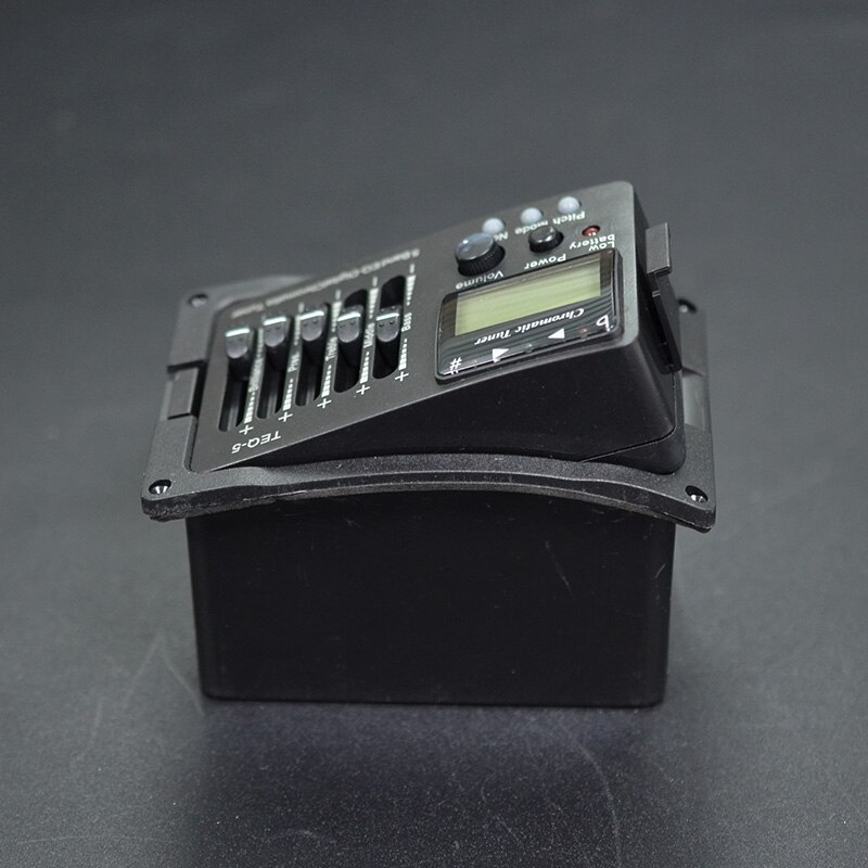 5- bånds akustisk guitar forforstærker eq equalizer klassisk akustisk guitar forstærker digital chromatia blend tuner piezo pickup