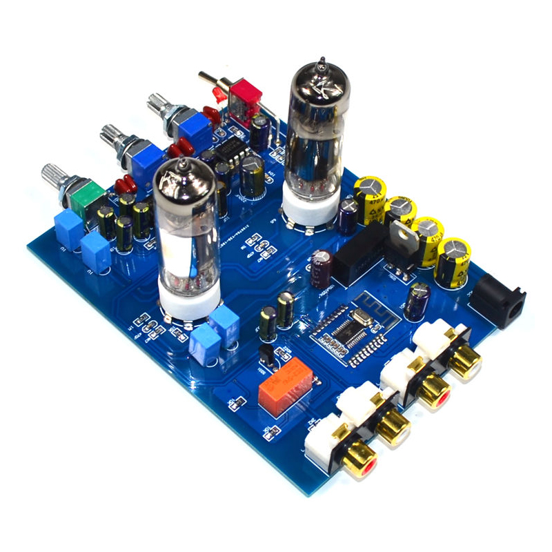 BAHOD HIFI 6J5 electronic tube front-end audio amplifier 4.2 Bluetooth board NE5532 tone board